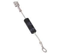 Zilimontt CL04-12 Diode de four à micro-ondes 350 mA Diode unidirectionnelle haute tension pour modèles compatibles généraux, semi-conducteur de jonction P-N avec borne de 6,3 mm, 89 mm au total