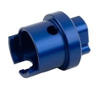 Zilimontt Clé à capuchon de remplissage d'huile 2 en 1 et outil de retrait de bobine pour modèles R1200GS R1200RT R1250GS F800GS F900XR, alliage d'aluminium bleu