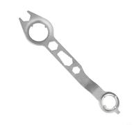 Zilimontt Clé à meuleuse d'angle multifonction de 15,2 cm avec design de démontage à quatre griffes, fabriquée en acier de 3 mm d'épaisseur avec revêtement imperméable et antirouille pour