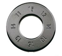 Zilimontt Clé à rayons 8 voies en acier carbone trempé pour rayons de 10 à 15 g - Accessoire d'entretien et de réparation pour roues