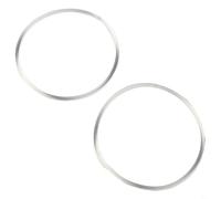 Zilimontt Cmew231 Dcw210b Dcw210p1 Dwe6420 Dwe6421 Lot de 2 bandes abrasives en caoutchouc blanc pour outils de ponçage orbital compatibles avec Mod