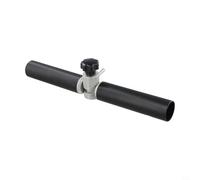 Zilimontt Connecteur de poteau d'auvent en forme de Y en alliage d'aluminium pour auvents, tipi et tentes à double crête - 33 mm de diamètre, 0,6 mm d'épaisseur de paroi, anodisé, résistant à la