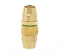 Zilimontt Connecteur de tuyau en cuivre agricole pour réparation et extension de tuyau de pulvérisation haute pression, construction en cuivre durable, adaptateur de joint de tuyau d'eau facile à