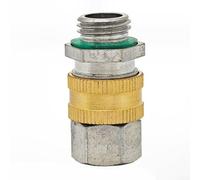 Zilimontt Connecteur rapide de pulvérisateur agricole en cuivre avec piston doseur haute pression pour raccords de tuyau d'arrosage et équipement d'arrosage