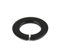 Zilimontt Convertisseur de tube de direction conique de 3,8 cm à 3,8 cm, adaptateur de fourche en alliage d'aluminium pour roulements de 52/55/56 mm, angle de 45°, tube droit