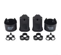 Zilimontt Coque de batterie pour outil électrique 12 V pour 3S Li-ion 3 cellules, boîtier en plastique vide compatible avec perceuse au lithium, boîte de rangement pour atelier et bricolage