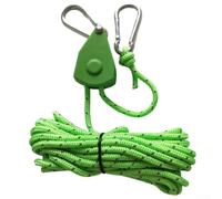 Zilimontt Corde coupe-vent en nylon durable avec boucle en métal pour camping, randonnée, pare-soleil, bâche ou auvent, 4 mm x 2 m
