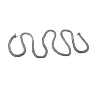 Zilimontt Corde d'étanchéité noire en fibre de verre de 6 mm pour brûleurs à bois, poêles à feu et chauffages, joint de porte de poêle de rechange avec chaleur et fumée sécurisées (6 mm)
