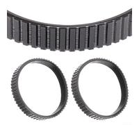 Zilimontt Courroie d'entraînement pour rabot électrique 9,6 mm de largeur en caoutchouc compatible avec Makita 1900B 225007-7 N1923B KP0800 KP0810C BKP180 Circonférence 238 mm Épaisseur 3,2 mm