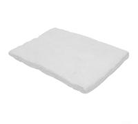 Zilimontt Couverture de cheminée en fibre de calcium-magnésium-silicate, tapis d'isolation en laine céramique haute température pour cheminées, poêles, fours et brûleurs au bioéthanol, chaleur (30 x