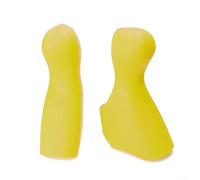 Zilimontt Couvre-capot de levier de vitesse pour vélo Ultegra 105 ST-6700 10 vitesses, gel de silice pour levier de vitesse de vélo manchon de poignée pour un contrôle confortable et amélioré (jaune)