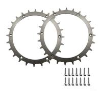 Zilimontt Crampons antidérapants pour tondeuses à gazon robotiques compatibles avec les séries R38Li R40Li R45Li R50Li R70Li et Flymo 1200 - Construction en acier pour une traction améliorée