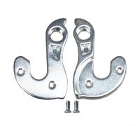 Zilimontt Crochet de dérailleur arrière en alliage d'aluminium avec boulons pour vélos Wilier et Fuji, adaptateur de montage de rechange pour vélo de route et de montagne,