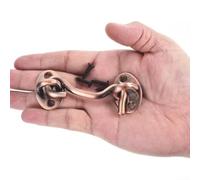 Zilimontt Crochet de serrure en acier inoxydable fiable pour différents types de portes et fenêtres, crochet de cabine en laiton, loquet de porte, loquet de porte (7,6 cm)