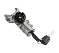 Zilimontt Cylindre de serrure d'allumage avec 2 clés compatible avec Ducato 2006, Boxer et modèles, design à 5 broches, construction en alliage d'aluminium et ABS, OEM 1348421080