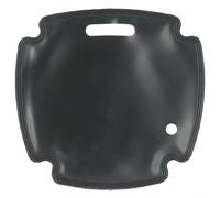 Zilimontt Déflecteur d'huile en caoutchouc pour compresseur d'air, accessoire de machine droit en ligne compatible avec les petites pompes à gaz à huile 1P, 3P, 5P, rondelle de joint noir durable pour