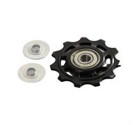 Zilimontt Dérailleur arrière de vélo pour poulie de roue jockey de rechange 11T 13T en alliage d'aluminium scellé guide de roulement pour vélos de route et VTT 9, 10, 11 vitesses, étanche (11T)