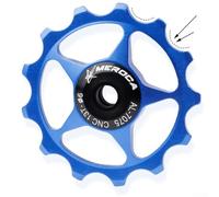 Zilimontt Dérailleur arrière pour vélo pour système de poulie de guidage de roue jockey avec alliage d'aluminium haute résistance 11T-13T et roulements en acier scellés, imperméable et résistant à la