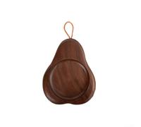 Zilimontt Dessous de verre en bois d'isolation thermique pour un usage domestique, conçus à partir de bois de hêtre et de noyer aux surfaces des tasses, tasses, bougies et petits décors (C)