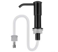 Zilimontt Distributeur de savon de cuisine amélioré avec tube d'extension de 100 cm pour une utilisation facile, fabriqué à partir de matériau ABS durable et ressort en acier inoxydable pour une