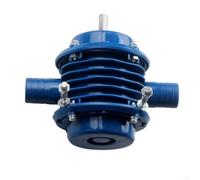 Zilimontt Eau centrifuge pour perceuse, auto-amorçante, portable, avec construction métallique, compatible avec mandrins de perceuse électrique, 12,5 x 10,77 x 7,89 cm, bleu