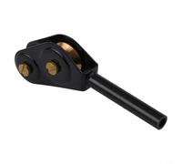 Zilimontt Embout de canne à pêche en métal pour poulie à anneau pour cannes à pêche en eau salée robustes - Guide de rouleau amovible avec options de diamètre intérieur de 3,5 à 8 mm, compatible avec