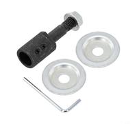 Zilimontt Ensemble d'adaptateurs de broche pour meulage et polissage, kit de conversion d'arbre moteur pour perceuse électrique en meuleuse d'établi, convient aux arbres de 5 à 16 mm, tige d'extension