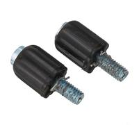 Zilimontt Ensemble d'ajusteurs de câble de vitesse avec boulons de dérailleur filetés M5, construction en acier et ABS, noir, s'adapte à la plupart des routes et montagnes pour boîtier de câble de