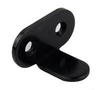 Zilimontt Ensemble de guides de sol pour porte coulissante robuste - Butée à rouleau réglable pour portes rainurées et non rainurées - Quincaillerie en acier à profil bas pour un silence fluide