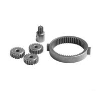 Zilimontt Ensemble de pignons épicycliques pour clé électrique au lithium sans balais 2016, kit de pièces d'outils électriques en métal 5 en 1 avec engrenage intérieur, engrenage à 7 dents et 21 dents