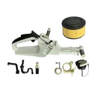 Zilimontt Ensemble de poignée arrière pour tronçonneuses MS231 et MS251 - Remplace 1143-350-0825 avec filtre à air, collecteurs, filtre à huile et bouchon de réservoir de carburant (lot de 2)