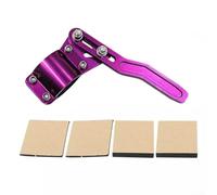 Zilimontt Extension de levier de clignotant réglable en aluminium pour volant de voiture de 18 à 28 mm de diamètre compatible avec la plupart des véhicules, extension de levier de commande (violet)