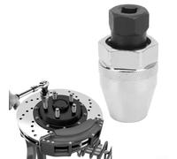 Zilimontt Extracteur de boulons sans tête de 6 à 12 mm à double extrémité pour fixations endommagées, entraînement 3/8" avec alliage d'acier traité thermiquement, dureté HRC40-45,