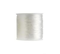 Zilimontt Fil élastique pour projets de création de perles et de bijoux - Style transparent pour une intégration sans couture avec des perles colorées (0,6 mm)