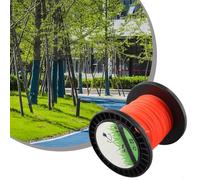Zilimontt Fil rond de 50 m x 2,4 mm pour débroussailleuse et débroussailleuse de jardin, bordure et déblaiement, compatible avec les débroussailleuses à essence légères