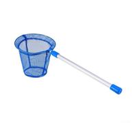 Zilimontt Filet de pêche rétractable pour enfants avec manche télescopique en alliage d'aluminium à 2 sections, filet de plongée léger en maille de nylon pour enfants et exploration de la nature en