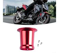 Zilimontt Filtre à air en alliage d'aluminium pour carburateur - Diamètre intérieur de 50 mm, pour carburateurs CNC pour carburateurs PE et VM, compatible avec moto 21/24/26/28/30 mm et (rouge)