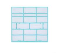 Zilimontt Filtre anti-poussière de rechange mural pour climatiseur d'intérieur, filtre anti-poussière en maille pour unité intérieure divisée en climatisation, plastique lavable (30 x 29 cm)