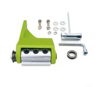 Zilimontt Fixation d'écorçage de tronçonneuse avec construction en acier et aluminium pour éplucher et rainurer le bois, compatible avec les chaînes à pas de 0,8 cm et 3/8" sur la plupart des chaînes