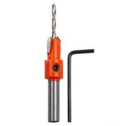 Zilimontt Foret conique en alliage dur de 8 mm/10 mm à tige ronde conique pour le travail du bois, le perçage de précision et la coupe lisse avec angle d'apex de 90°, (3 x 10 mm)