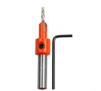 Zilimontt Foret conique en alliage dur de 8 mm/10 mm à tige ronde conique pour le travail du bois, le perçage de précision et la coupe lisse avec angle d'apex à 90°, (2,8 mm x 8 mm)