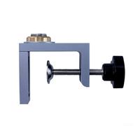 Zilimontt Gabarit de guidage en alliage d'aluminium 6061 avec manchon en acier inoxydable pour poinçonnage de rebond de 8 mm/10 mm/12 mm et perçage de tenon de bois, épaisseur de serrage 18 à 52 mm (1