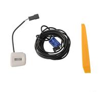 Zilimontt Gaine de câble de microphone avec faisceau de câblage pour E90 E91 pour X1 E84 Professional, câble d'interface audio 3,5 m, matériau ABS, noir