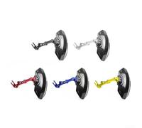 Zilimontt - Garde-boue arrière imprimé en alliage d'aluminium et fibre de plastique pour moto - Modification pour coque en carbone électromobile (noir)