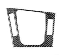 Zilimontt Garniture de panneau de changement de vitesse en fibre de carbone pour série 3 E46 1998-2005, noir, pour une installation facile avec ruban adhésif