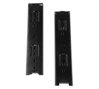 Zilimontt Glissières de tiroir de 45 mm de large avec triple roulement à billes - Options de guidage - Structure pliable pour chambre à coucher - Côté de 15,2 cm, 20,3 cm de long pour cuisine et
