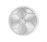Zilimontt Grille de cuisson à la vapeur en acier inoxydable, support rond multifonction, pour marmite, plateau à vapeur, autocuiseur, cuisine (31 cm)