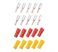 Zilimontt GTLA-25 Lot de 10 connecteurs de bornes de câble de compteur électrique, modèle GTLA, connecteurs de fils en aluminium et cuivre, adaptés pour câbles nus de 10 à 35 mm², durables et fiables