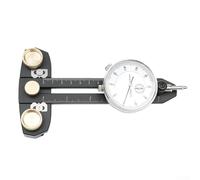 Zilimontt Guide de scie à table mince avec indicateur de cadran de 0,01 mm pour bandes étroites répétitives, construction en alliage d'aluminium avec finition résistante à l'eau, compatible