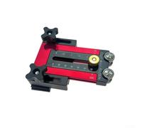 Zilimontt Guide de scie de table pour travail du bois avec design réglable à double échelle et mécanisme coulissant pour des coupes précises de 76 mm à 173 mm, compatible avec divers bois (rouge)